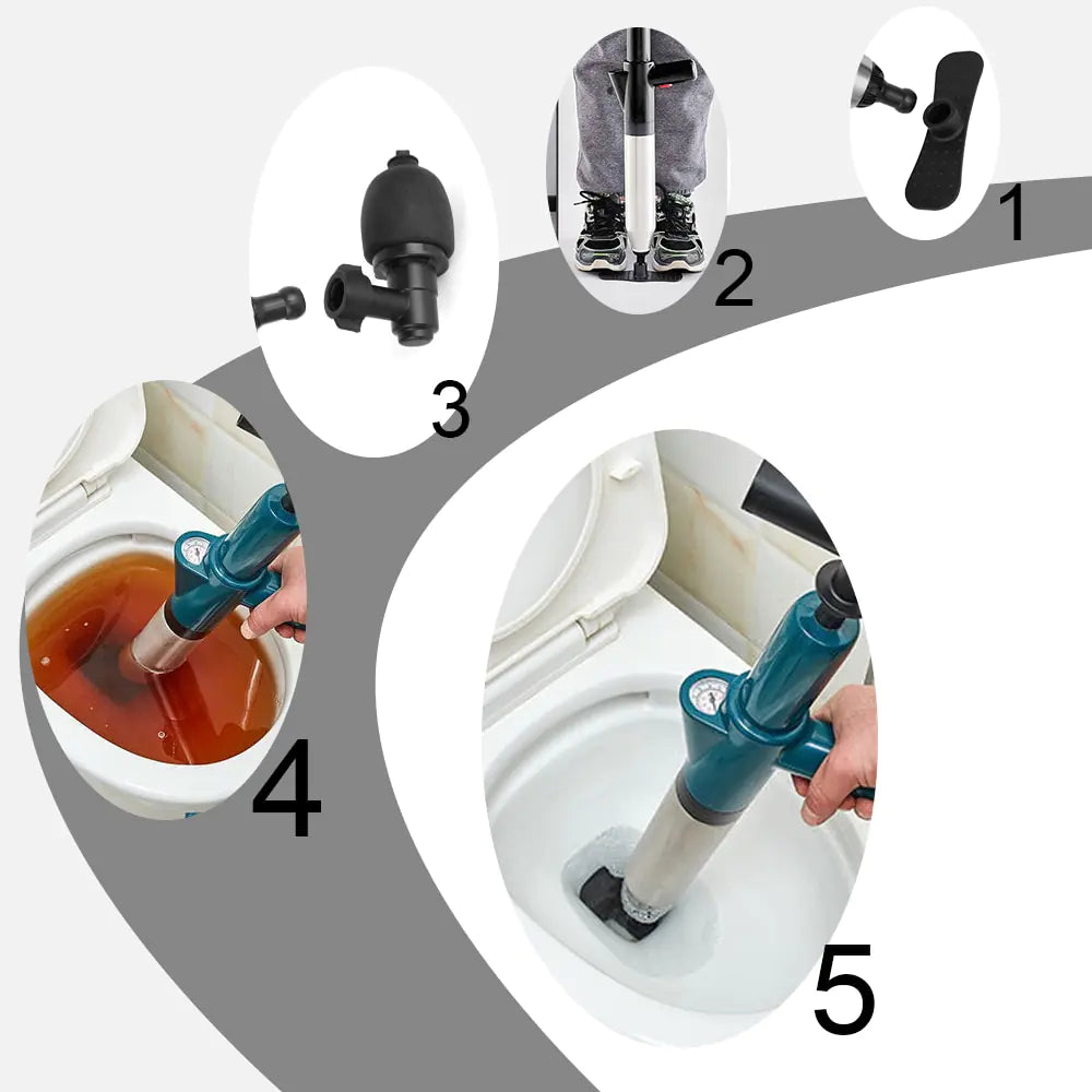 High Pressure Drain Plunger and Unblocker