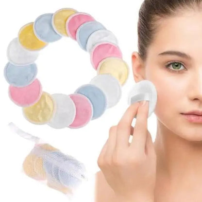 Wiederverwendbare Bambus Makeup-Pads