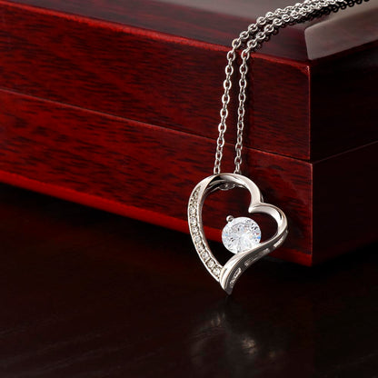 Heart Pendant Necklace, Forever Love Necklace, Pendant Necklace, Pendant Necklace for Women