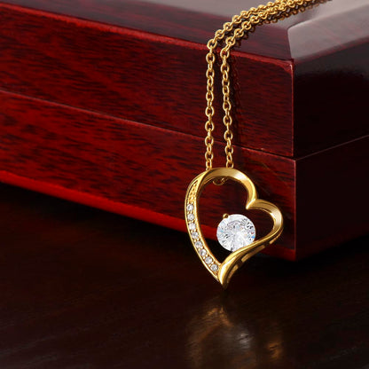 Heart Pendant Necklace, Forever Love Necklace, Pendant Necklace, Pendant Necklace for Women