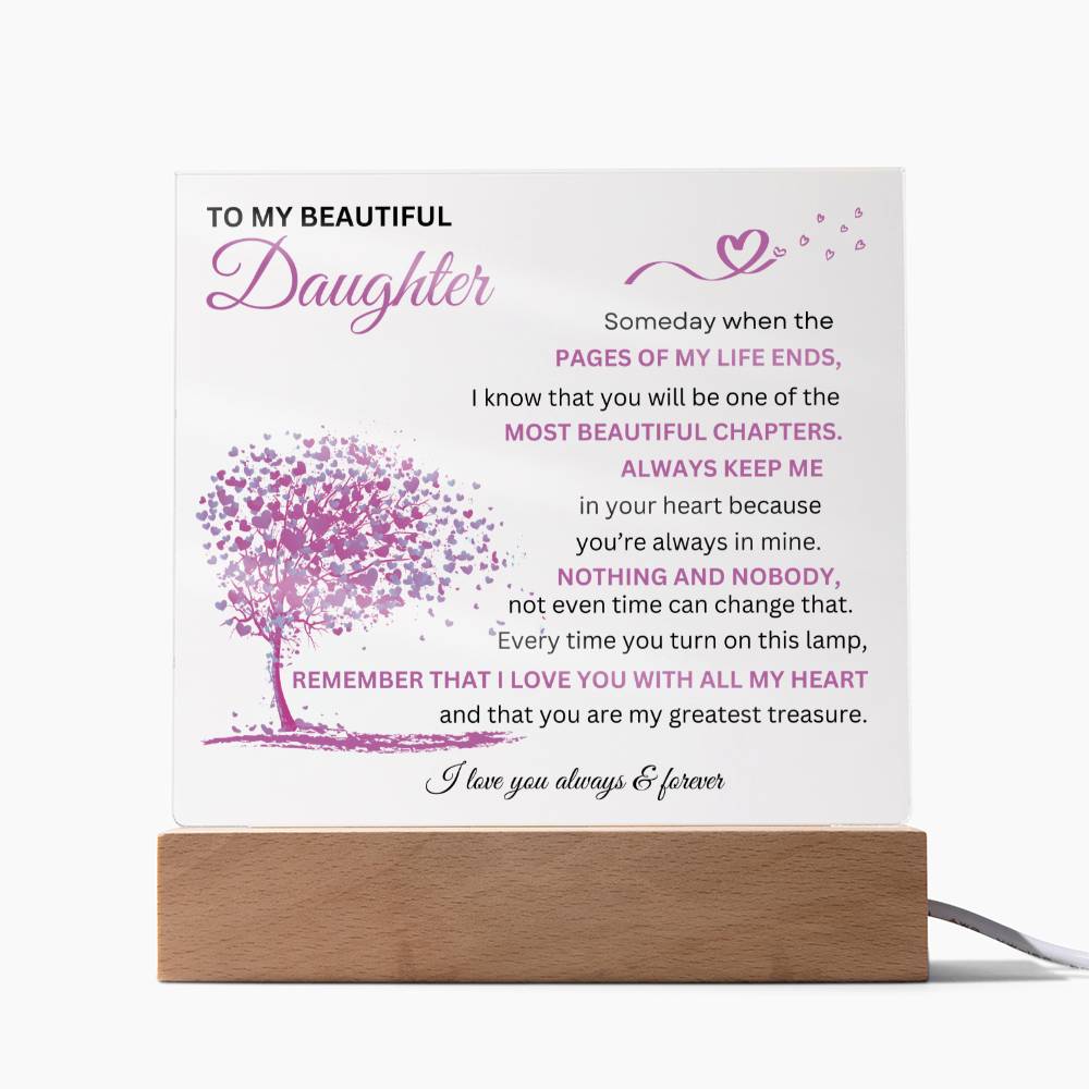 Daughter gift| To my daughter| Love My Daughter| Support My Daughter