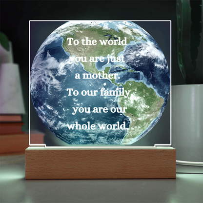 Mom: My Everything, My World My Mom, In Her Love I Find My World, The Center of My Universe: Mom, Love Mom