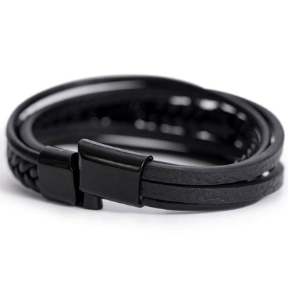 From Son to Dad| Leather Bracelet