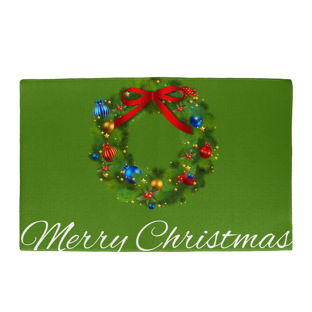 Christmas doormat, Welcome doormat outside, Holiday Christmas doormat outside