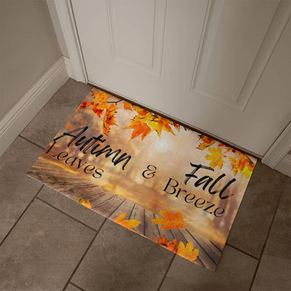 Fall Door Mat, Fall Welcome Mat, Autumn Door Welcome Mat