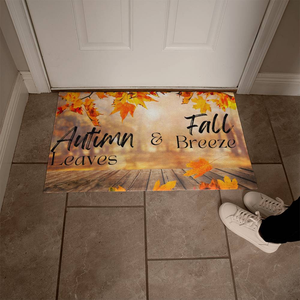 Fall Door Mat, Fall Welcome Mat, Autumn Door Welcome Mat