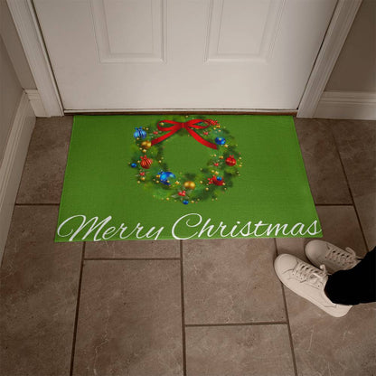 Christmas doormat, Welcome doormat outside, Holiday Christmas doormat outside