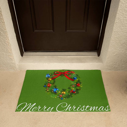 Christmas doormat, Welcome doormat outside, Holiday Christmas doormat outside