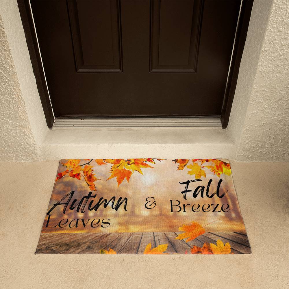 Fall Door Mat, Fall Welcome Mat, Autumn Door Welcome Mat