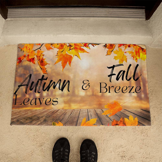 Fall Door Mat, Fall Welcome Mat, Autumn Door Welcome Mat