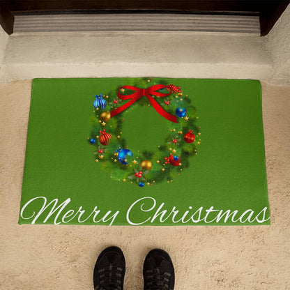 Christmas doormat, Welcome doormat outside, Holiday Christmas doormat outside