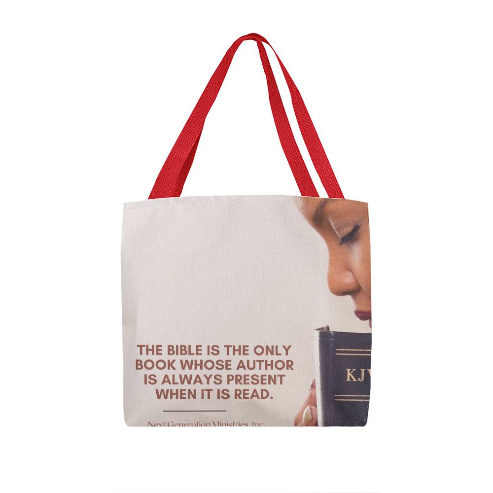 Canva Totes Bag, Polyester Totes Bag, Grocery Totes Bag, Church Totes Bag, Faith Totes Bag