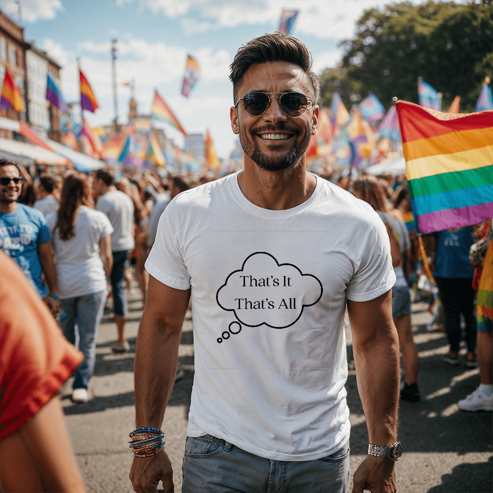 That's It That's All Shirt | Minimalist Statement Tee | Simple Quote T-Shirt | Modern Unisex Graphic Shirt