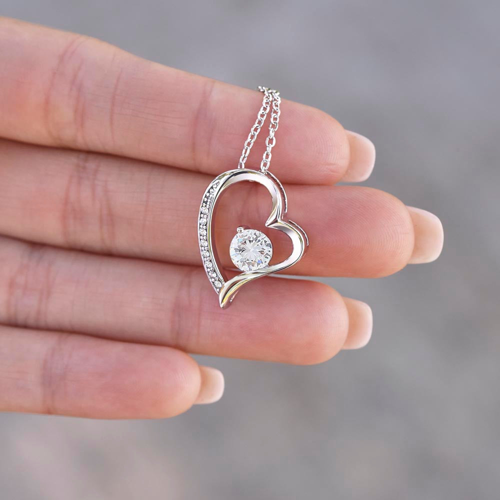 Heart Pendant Necklace, Forever Love Necklace, Pendant Necklace, Pendant Necklace for Women