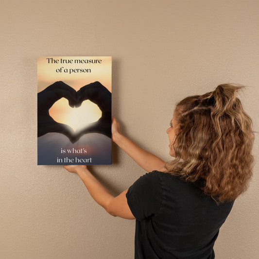 Motivation Quote Wall Art | Inspirational Heart Quote Print | Christian Home Decor | Motivational Printable Artwork