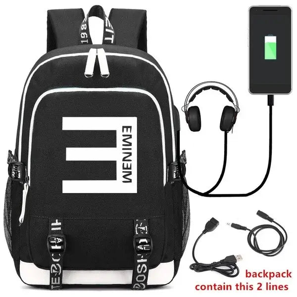 Back to school, USB Charging Backpack